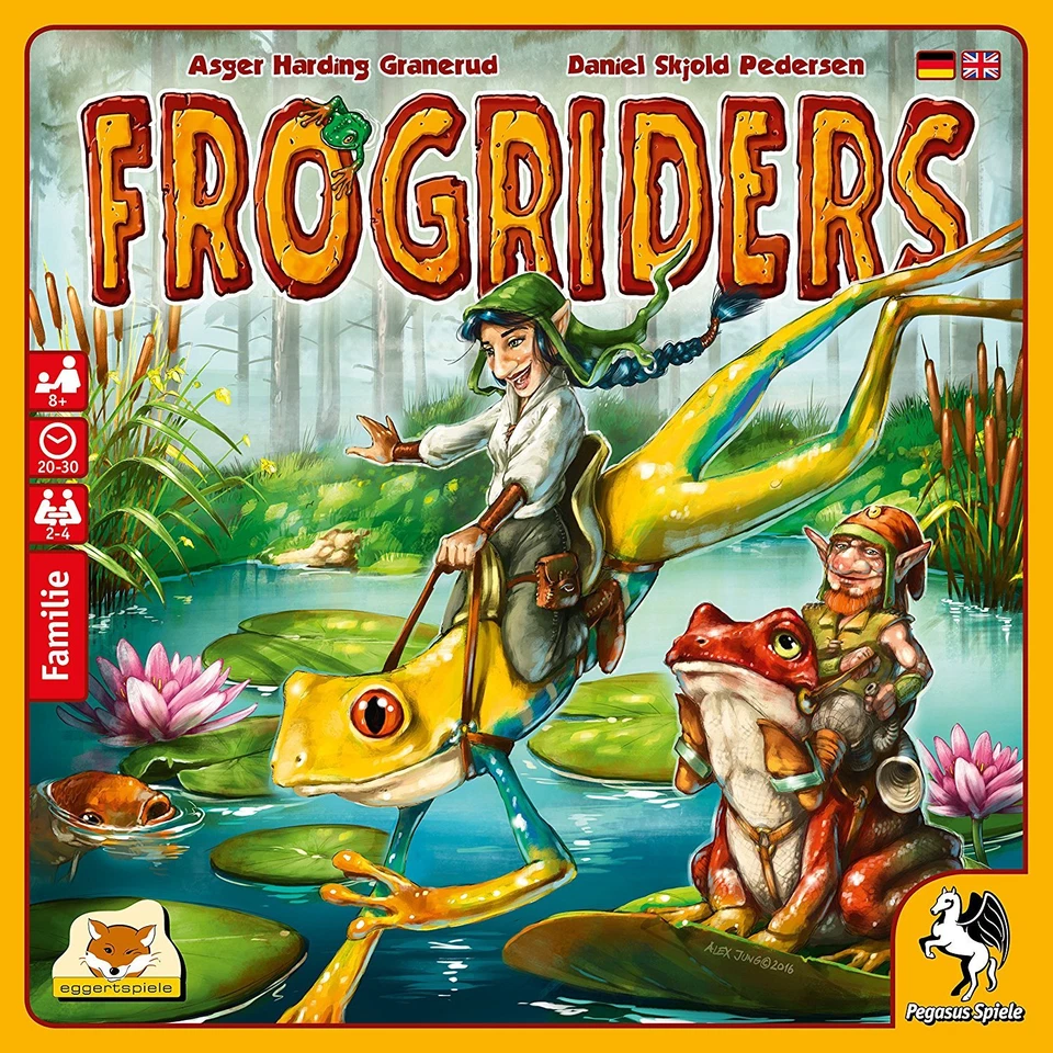 Pegasus Spiele 54568G "Frogriders", Brettspiel