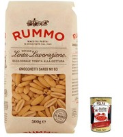 5X Rummo Gnocchetti Sardi N.63 Pasta Bronzezeichnung 500G+Polpa 400G