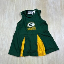 Vintage Mighty Mac Green Bay Packers Cheerleader Dress Infant Girls 12M Baby