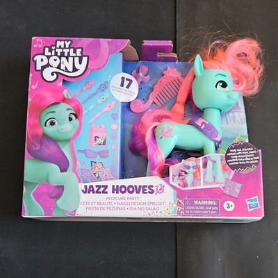 My Little Pony Jazz Hooves Pedicure Party Doll Playset 17 Pieces Accessories