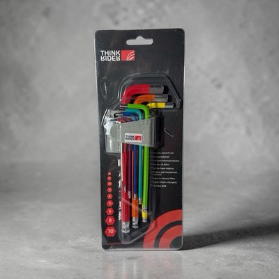 ThinkRider color-coded metric hex key (Allen/L wrench) set, Bicycle repair New