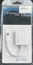 Cirago Mini DisplayPort DP to DVI 1080p Video Converter Cable Cord Adapter White