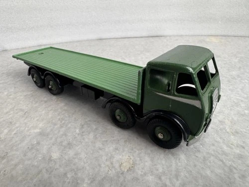 Dinky Toys 502 Foden Early First Type Cab Flat Bed Truck  green