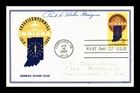 US MAXI CARD INDIANA STATEHOOD SESQUICENTENNIAL FIRST DAY ISSUE SCOTT 1308