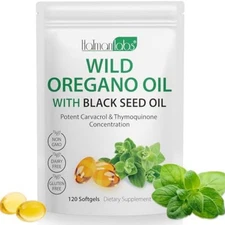 Resilia Oil Of Oregano With Black Seed Oil 6,000MG