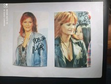 ANDREA BERG : DWA ŚWIETNE ZDJĘCIA/ZDJĘCIA Z AUTOGRAFAMI.. PIOSENKARKA... #2
