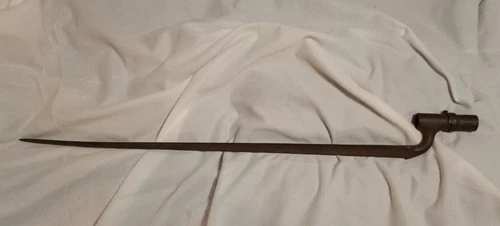 Original Civil War Era 1853 Style Rifle Socket Bayonet 21 1/2" Blade 25" Total
