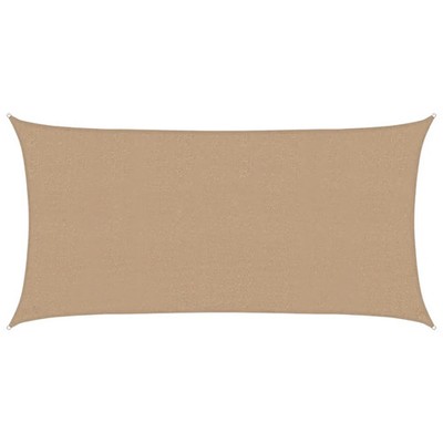 Sonnensegel 160 g/m² Taupe 2x3,5 m HDPE