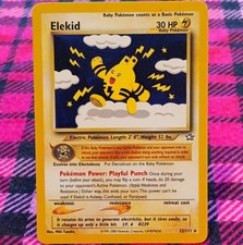 Wizards of the Coast Pokemon TCG Elekid 22/111 Neo Genesis Rare Reg EN