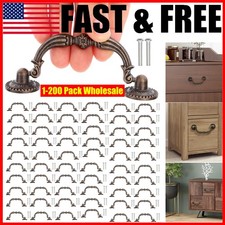 Bail Pull Handles 3" Antique Drop Drawer Pull Swing Cabinet Dresser Handles Lot