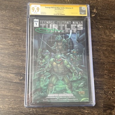 IDW Teenage Mutant Ninja Turtles Universe #1 Signed Sajad Shah CGC SS 9.9 2025