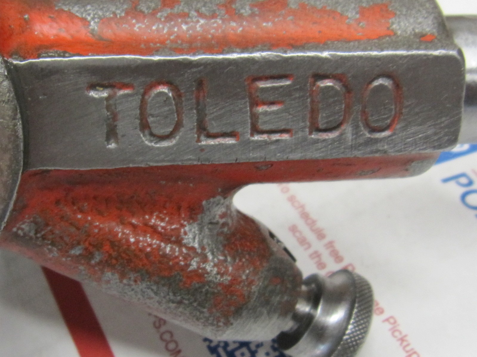 Vintage Toledo Ratcheting Pipe Reamer Made In U.S.A.