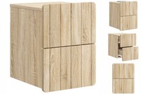 Nachttisch HäNgend Nachtschrank Nachtkommode Sonoma-Eiche 33X34,5X43 Cm