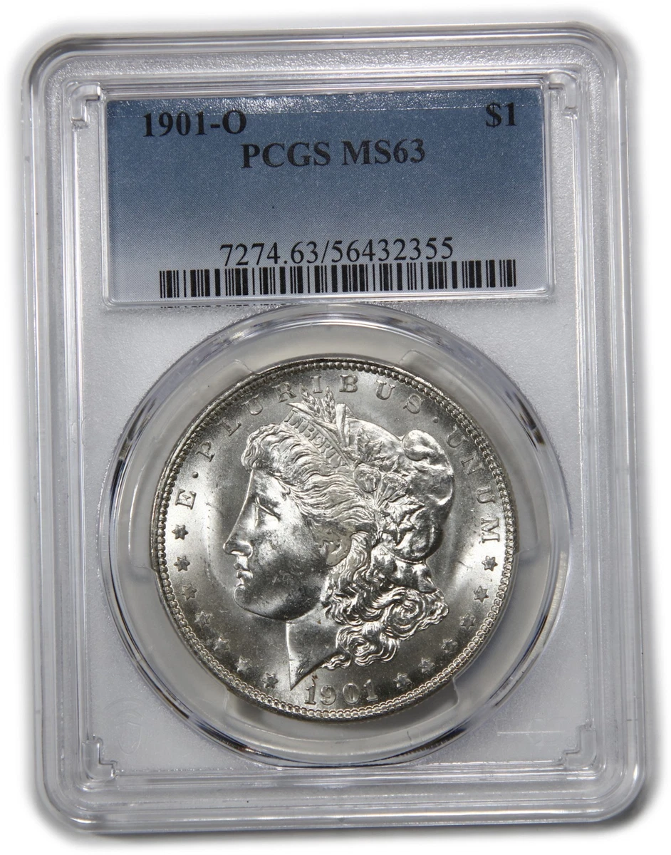 MS 63 Graded 1901 Year Morgan US Dollars (1878-1921) for sale | eBay