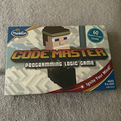 ThinkFun Code Master Programming Logic Game, 60 Levels, Ages 8-11, Multicolor