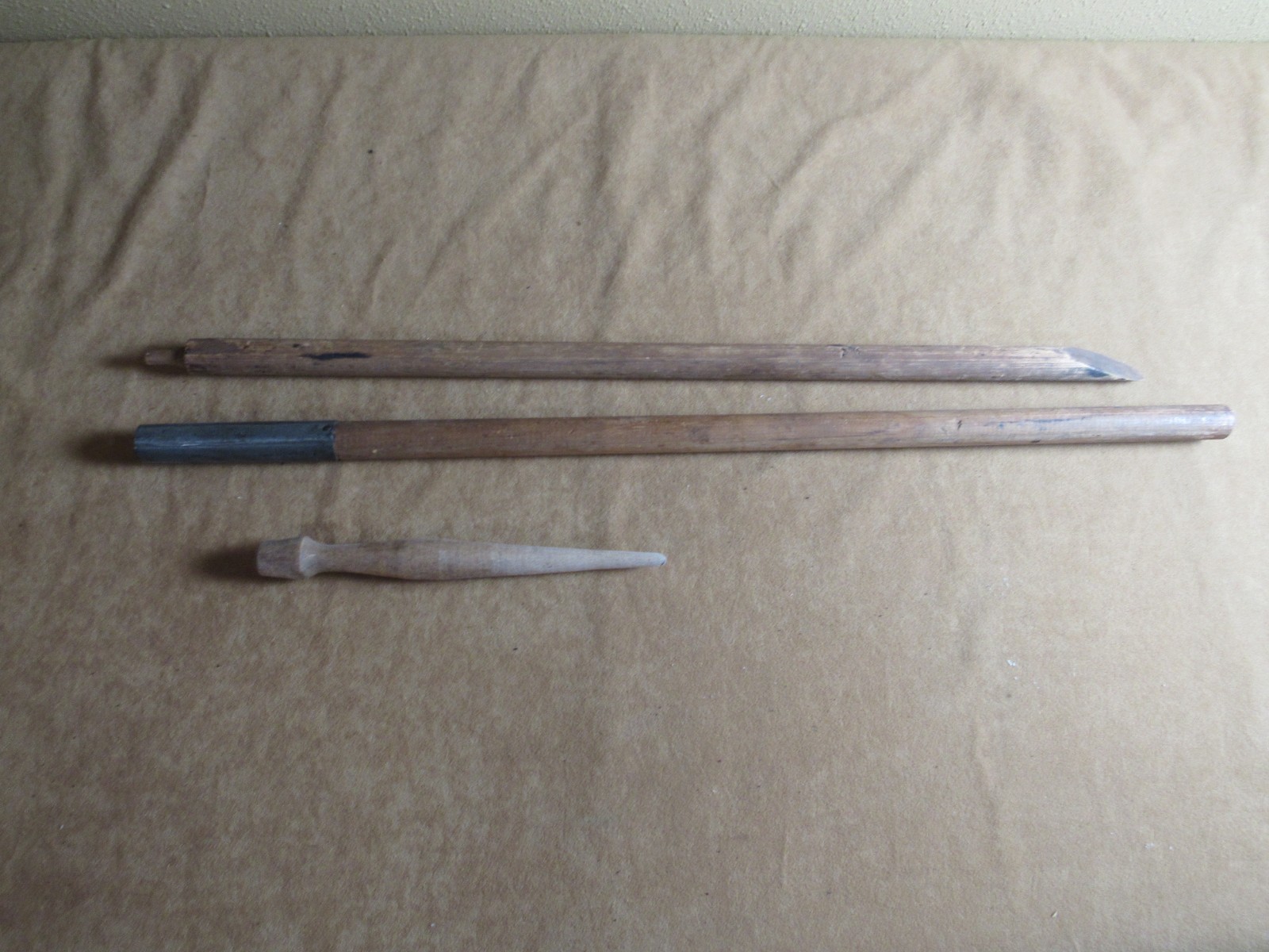 Civil War ~ Indian Wars Shelter Tent Pole & Pin peg,  1860s 1870s Custer
