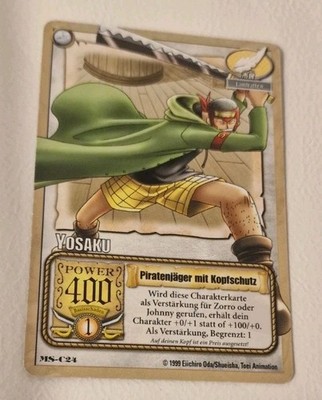 One Piece Karte MS-C24 Yosaku Piratenjäger Mit Kopfschutz