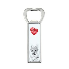 Tschechoslowakischer Wolfshund Flaschen&ouml;ffner, personalisierbar, Art-Dog