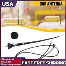 New 76-108mhz Swivel Base Mount Car Radio Amfm Signal Amplified Aerial Antenna