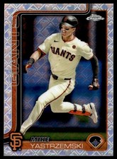 2025 Topps Chrome Logofractor Edition #40 Mike Yastrzemski