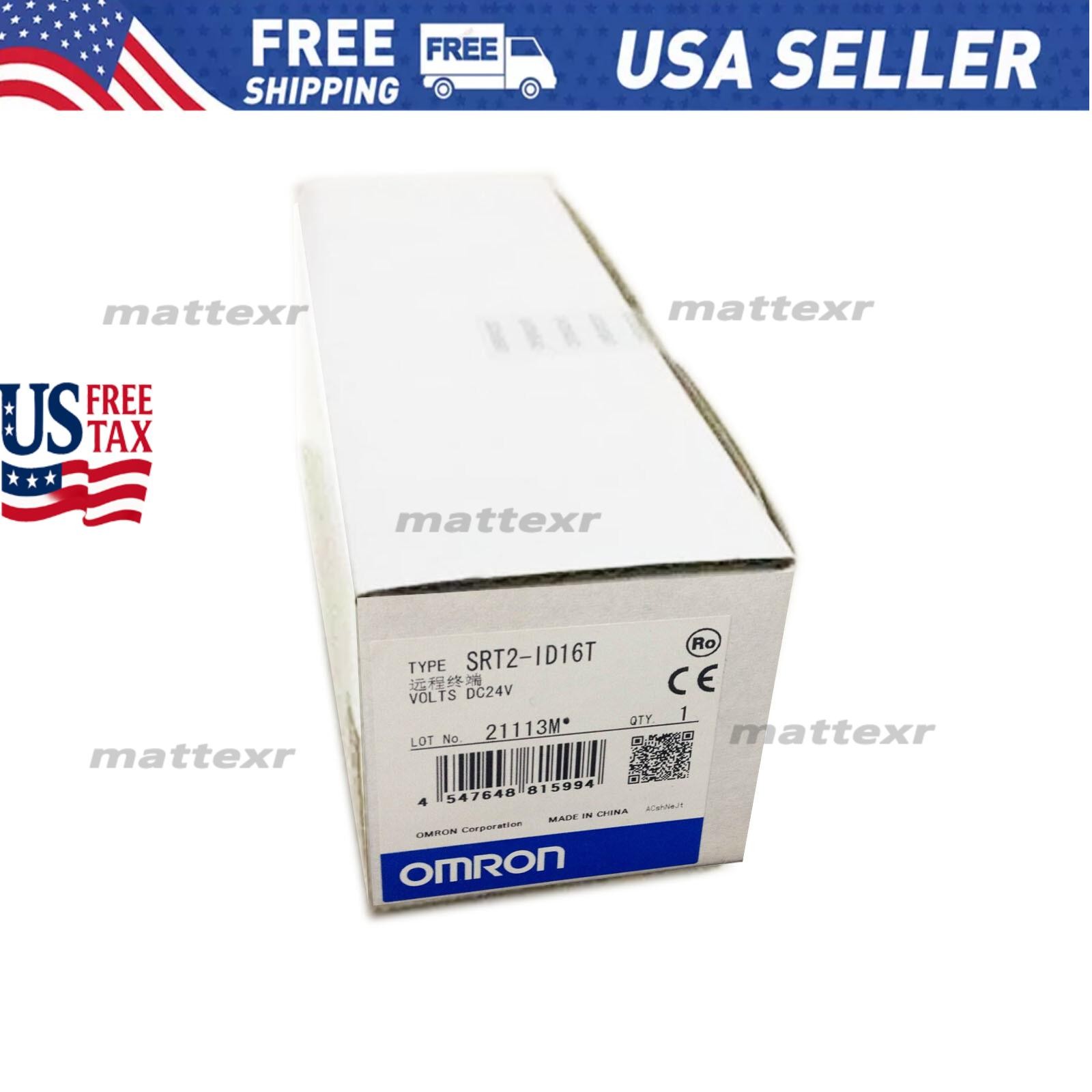 OMRON SRT2-ID16T TRANSISTOR REMOTE TERMINAL BLOCKS PLC MODULE NEW