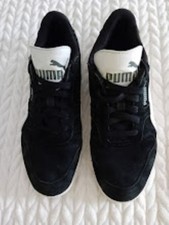 Puma Suede Vintage Classic Trainers | Black & White | UK 7.5 to 8