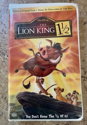 New Sealed Disney The Lion King 1-1/2 Movie VHS Read