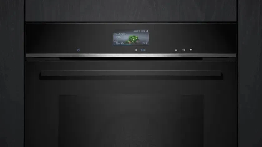 Siemens Einbau-Backofen HR736G1B1 Dampfunterstützung Schwarz 71L A+ - Bild 4 von 4