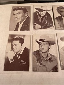 Exhibit Actors Lot Of 8 E.Arnes,J.Arness,Lorne Greene,M.Landon,Lee Majors,Conrad