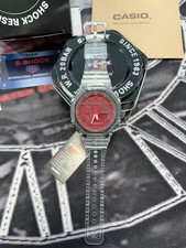 Casio G-Shock GA-2100 CasiOak Red Skeleton Tr...