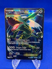 2015 Pokemon XY Roaring Skies Rayquaza EX 104/108 Full Art Ultra Rare DMG on eBay