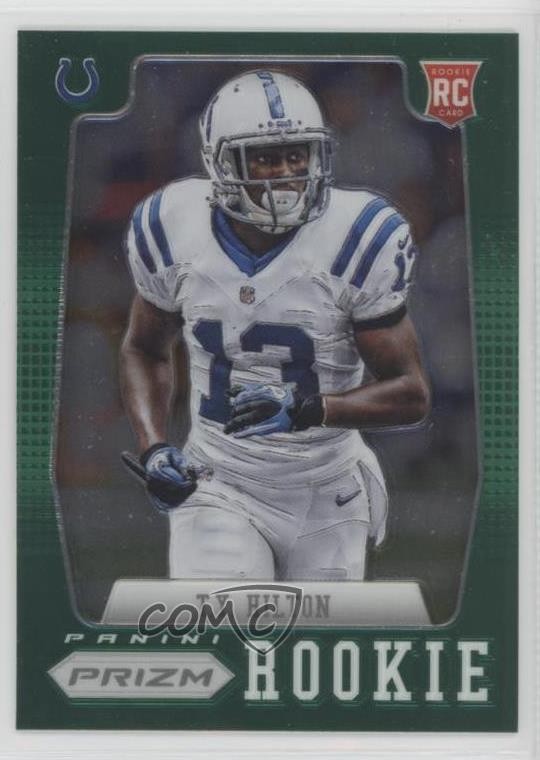 2012 Panini Prizm Retail Green Prizm TY Hilton #270 Rookie RC 0qr6