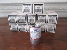 AmRad Round Run Capacitor 20 MFD 370/440 VAC USA2211 ; RA2000/37-44-206