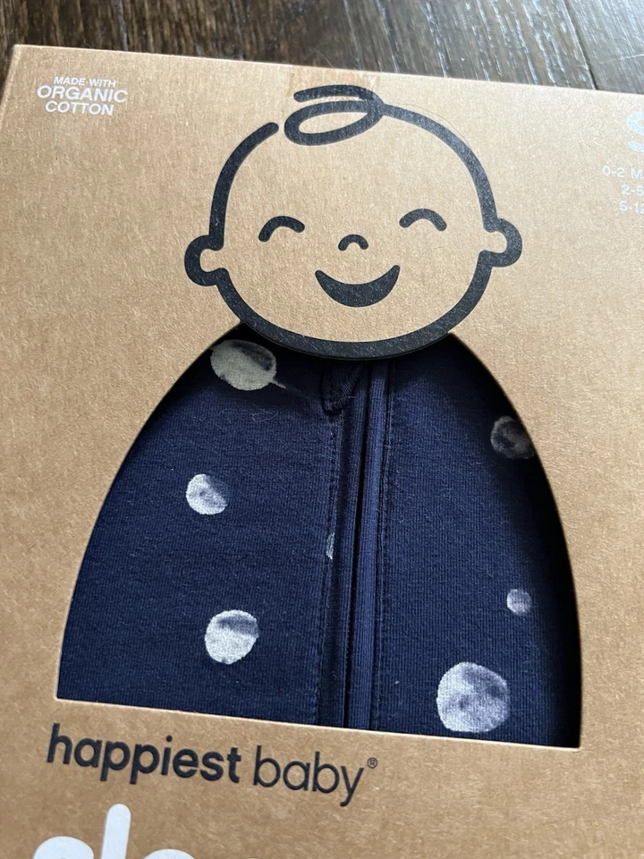 Envoltura Happiest Baby Sleepea pequeña, 0-2 meses, planetas azules Foto 3 de 4