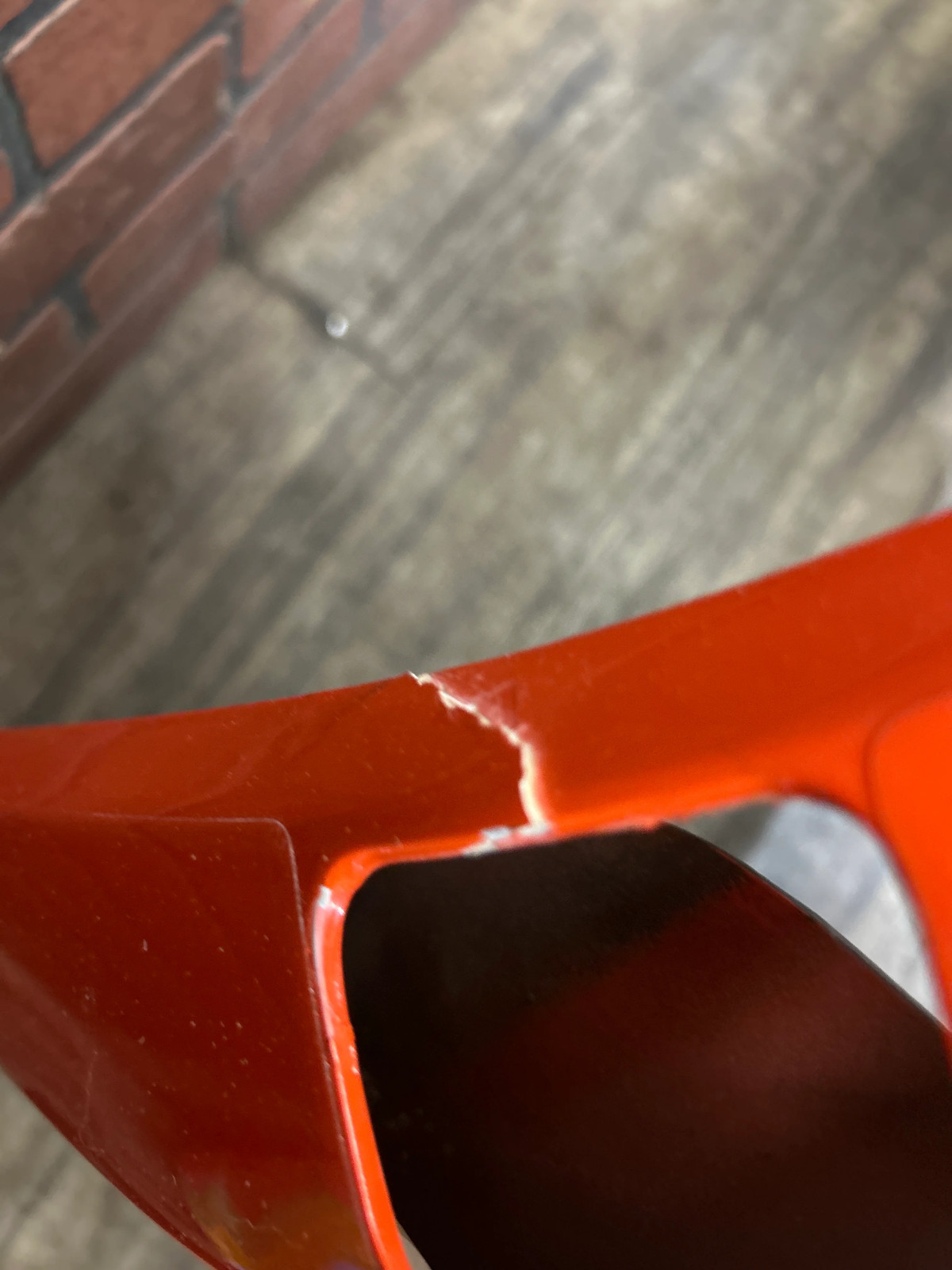 OEM Ferrari F430 Front Bumper Cover with Parking Sensors Orange Damaged 83111210