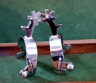 Unused Pair of Les Vogt Spurs Model # P 726 L