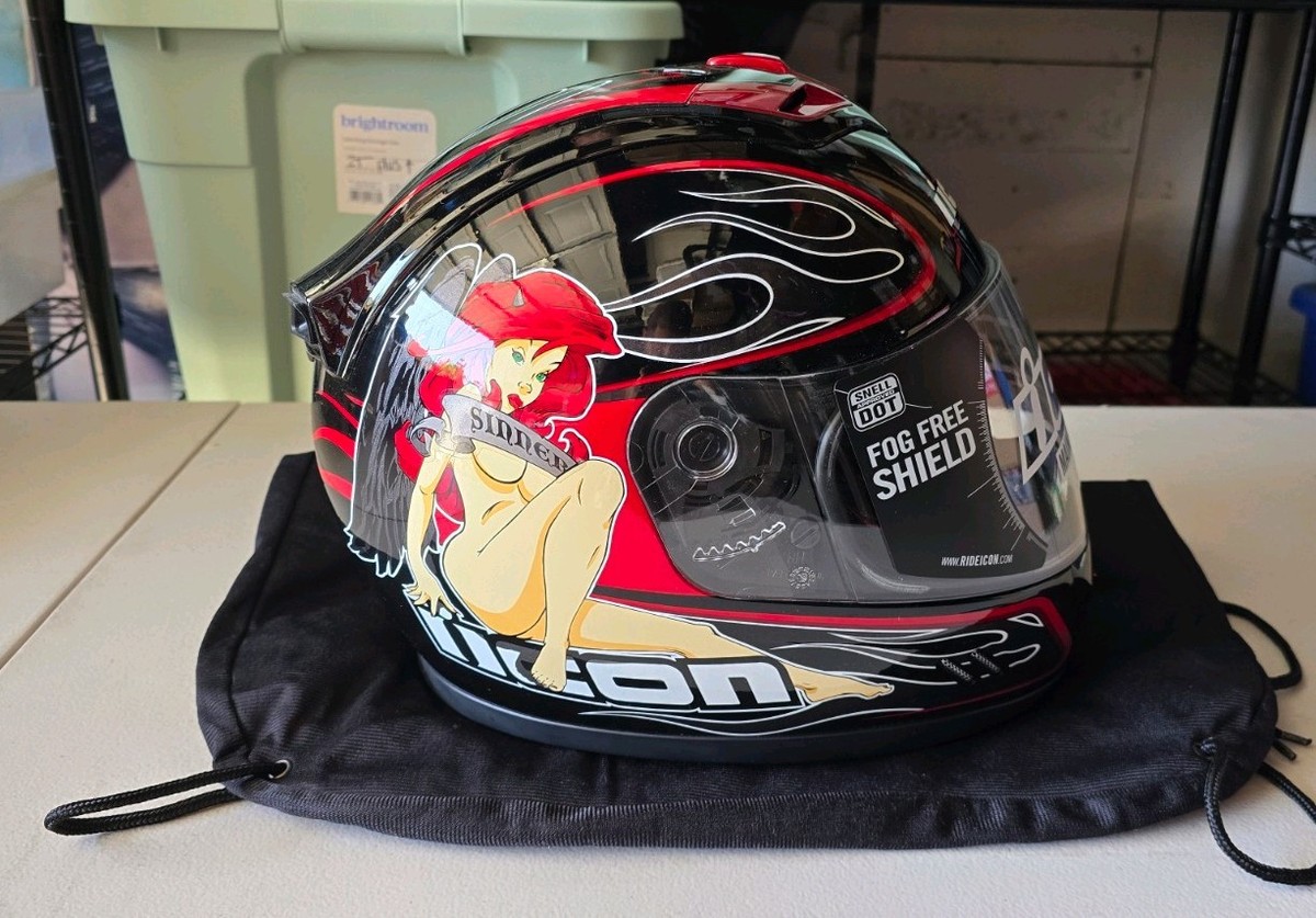 Icon Mainframe Motorcycle Helmet Eternal Sinner NEW - Size XXL | eBay