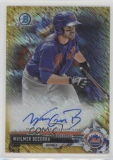 2017 Bowman Chrome Prospect Gold Shimmer Refractor 3/50 Wuilmer Becerra Auto 0g4