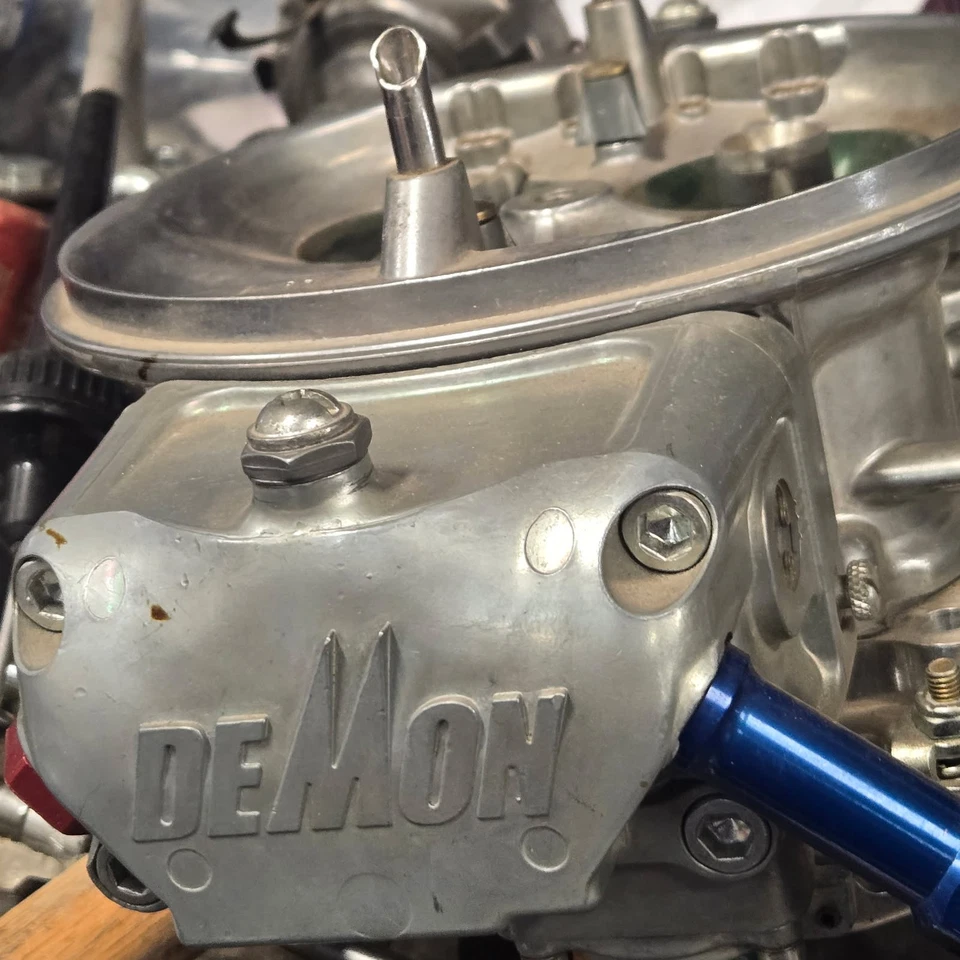 Carburador de carreras Barry Grant King Demon desconocido cfm Dominator refuerzo anular Foto 2 de 4