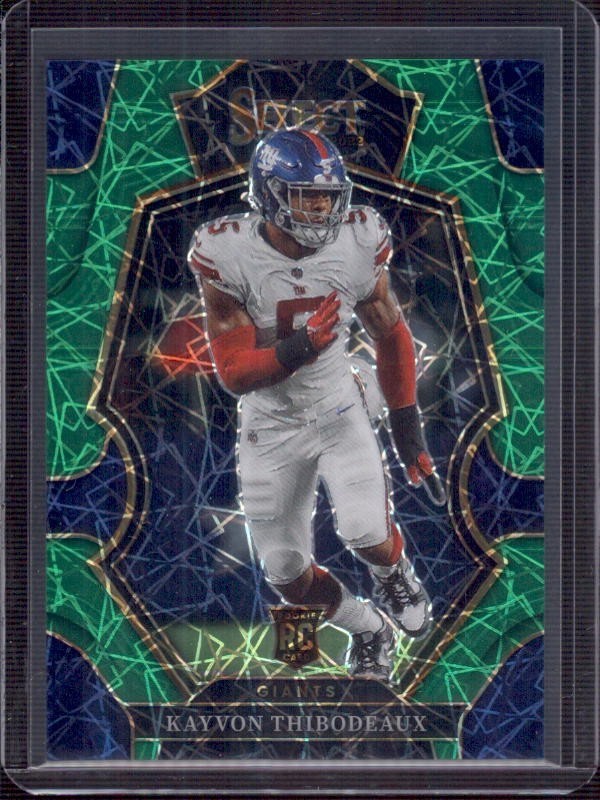 KAYVON THIBODEAUX 2022 Panini Select #175 Green Prizm Rookie RC #5/5