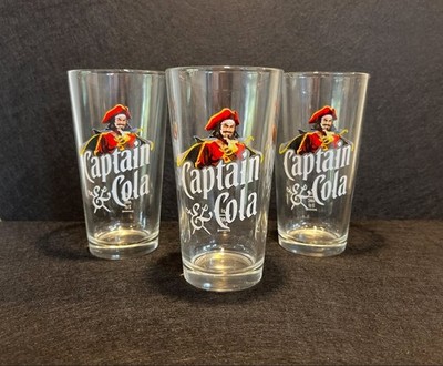 Original Longdrinkglas Marke ''Captain Morgan'' für das Kultgetränk Cola mit Rum