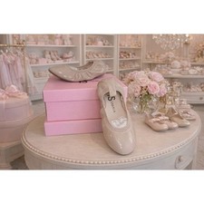 Yosi Samra Blush Ballet Flats Toddler/Kids Size 12M Pink Patent Leather NIB