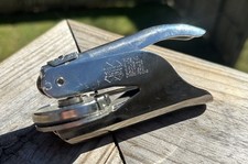 Vintage Official Champ Pocket Seal Notary Notarial Seal Embosser