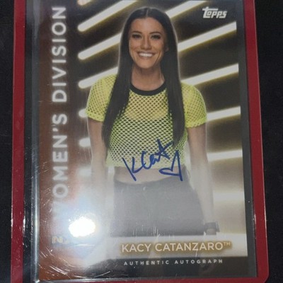 2021 Topps WWE Women's Division Kacy Catanzaro Autograph Orange #A-KC 25/75