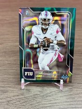 2025 Bowman University Chrome #162 Keyone Jenkins Teal Lava Refractor NFL DRAFT