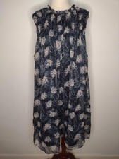 NWOT Joie Women's Blue Floral Dress Size XXL