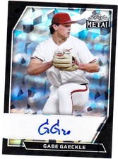 Gabe Gaeckle 2026 Leaf Metal Baseball Auto #1/1