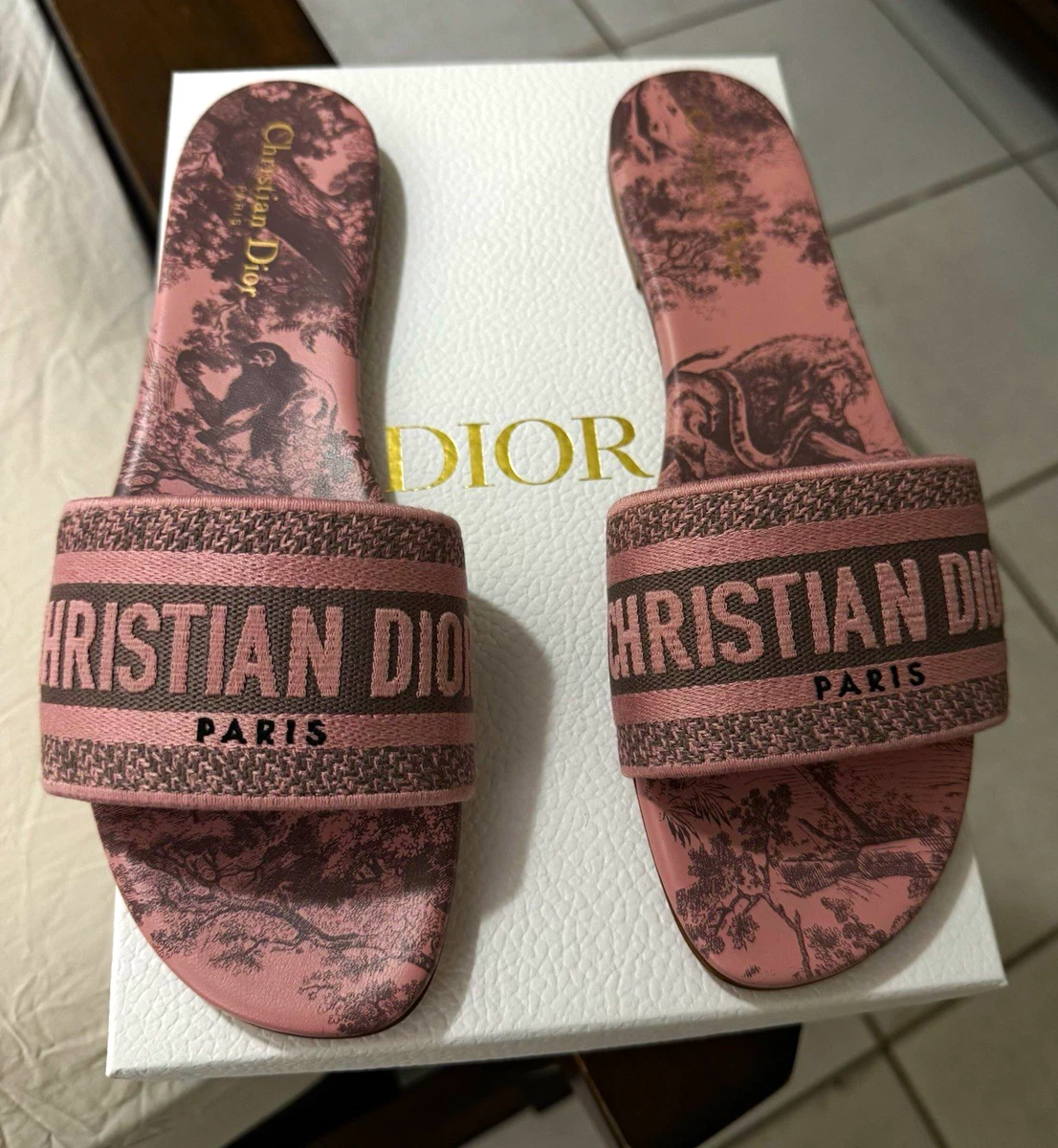 Dior Pink Sandals for Women for sale - eBay