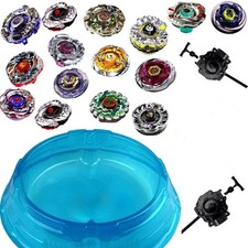 XL ARENA 45cm + 6er SET+4 LAUNCHER KREISEL FÜR BEYBLADE METAL FUSION ARENA