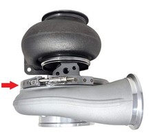 Bearing To Compressor Housing V-band Clamp For S400 Borgwarner Turbos